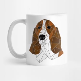 Basset Hound Stained Glass Mug